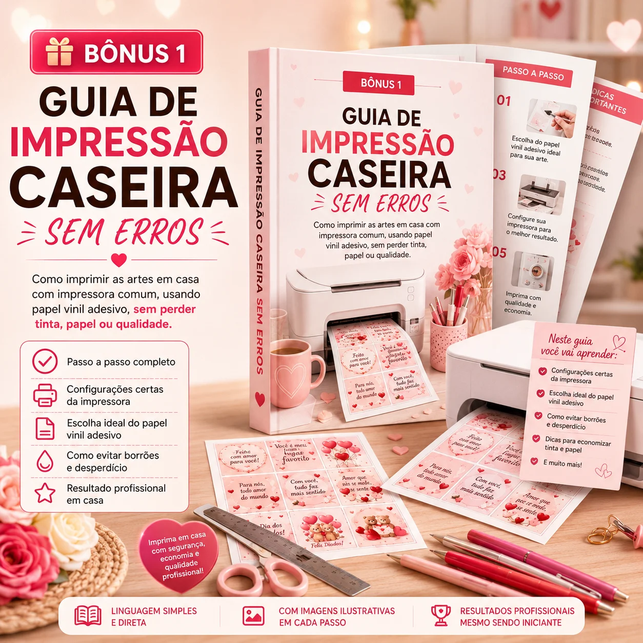 Bonus 1: Guia de Impressao Caseira Sem Erros