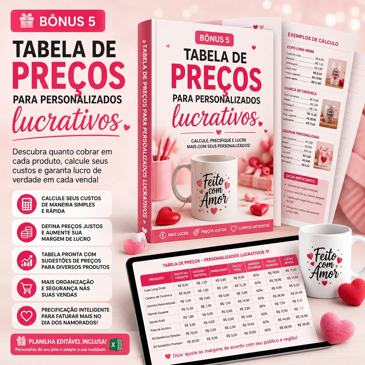 Bonus 5: Tabela de Precos Para Personalizados Lucrativos