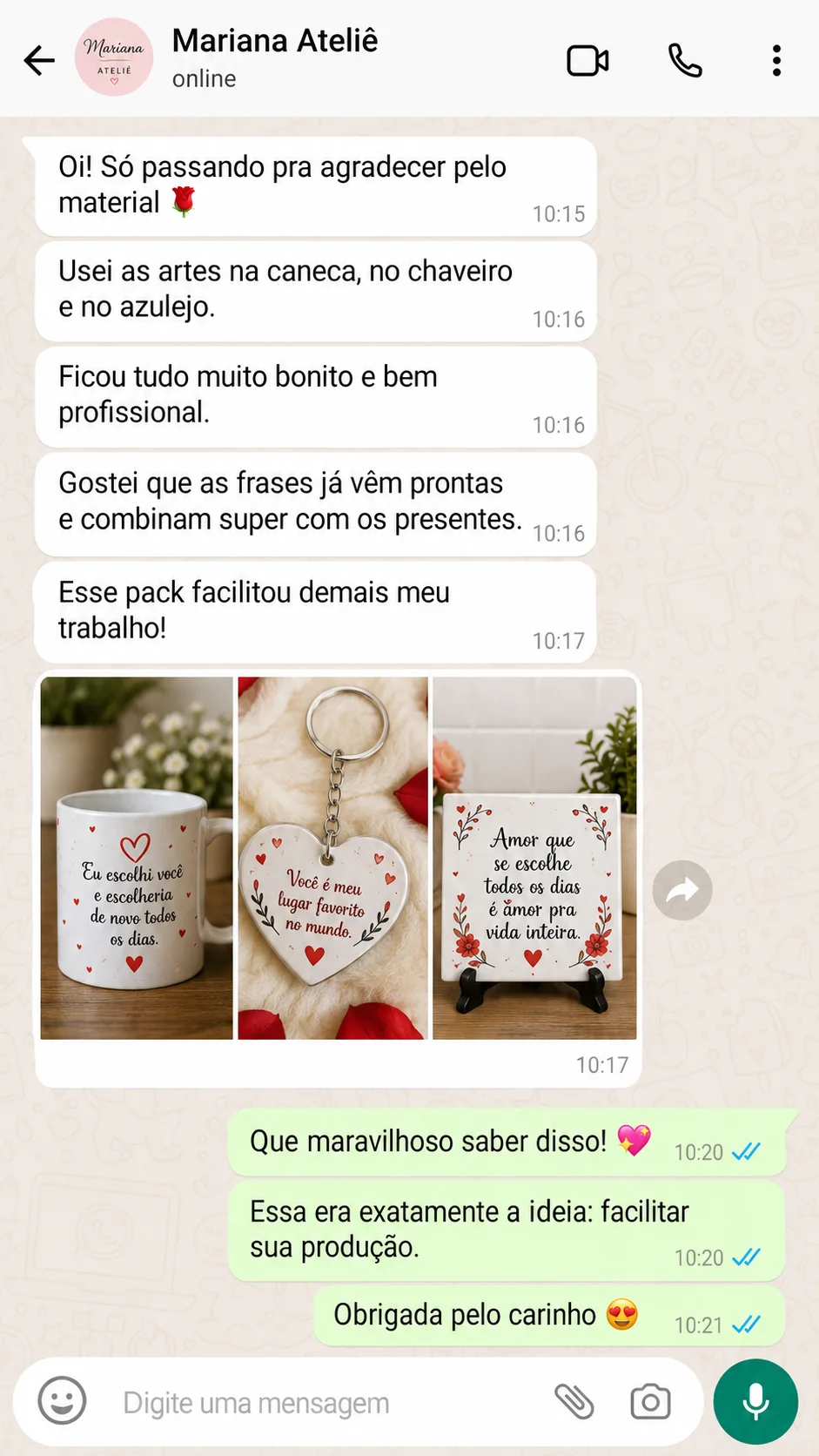Depoimento de cliente
